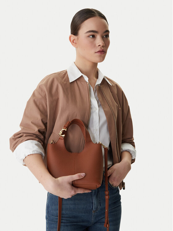 Coccinelle Coccinelle Handtasche SHA Coccinelle C-Easy E1 SHA 58 01 01 Braun