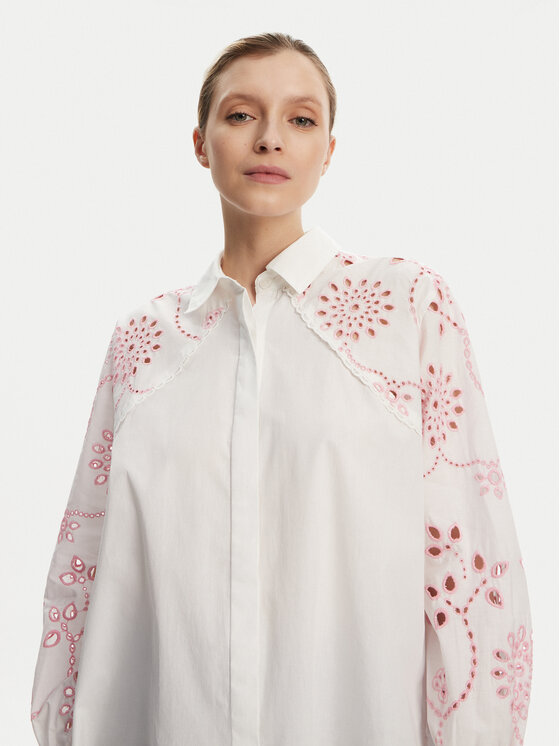 French Connection French Connection Сорочка 72YBB Білий Relaxed Fit