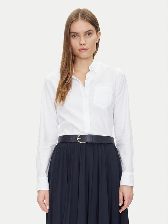 Gap Košeľa 886912-02 Biela Regular Fit