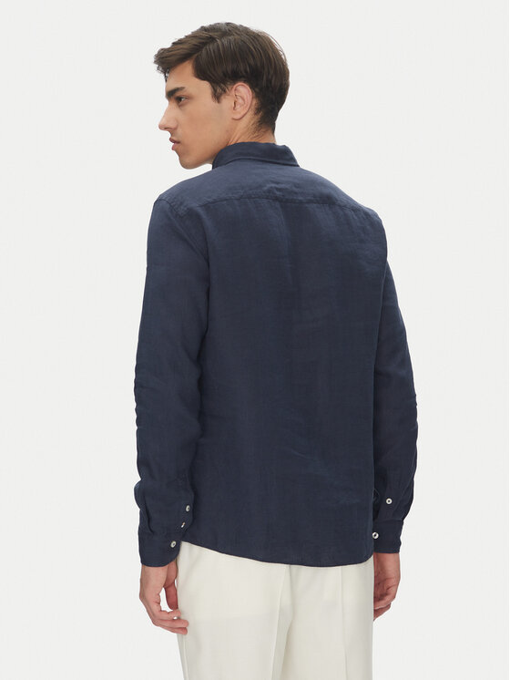 BOSS BOSS Košeľa H-Roan-Bd-E-C1 50520283 Tmavomodrá Slim Fit