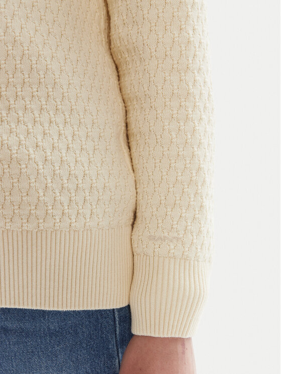 Gant Gant Кардиган 4805343 Écru Regular Fit