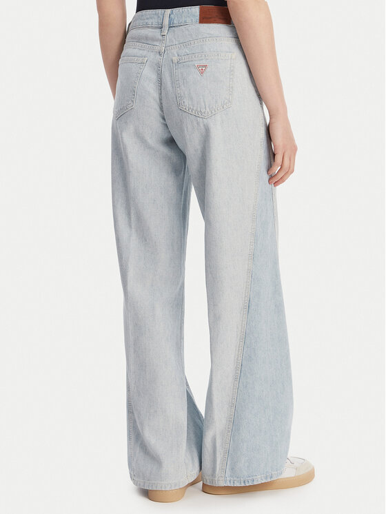 Guess Jeans Guess Jeans Džinsai W6GA2T D6534 Mėlyna Wide Leg