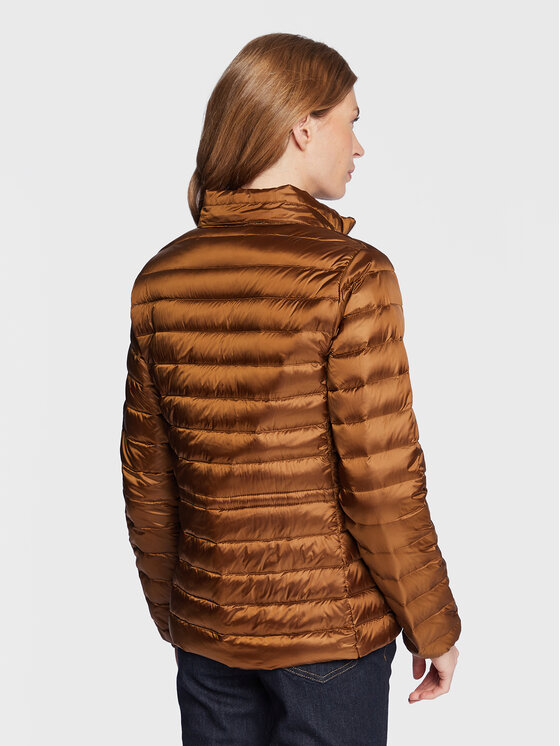 Tommy Hilfiger Tommy Hilfiger Пухено яке Feminne WW0WW37264 Кафяв Regular Fit