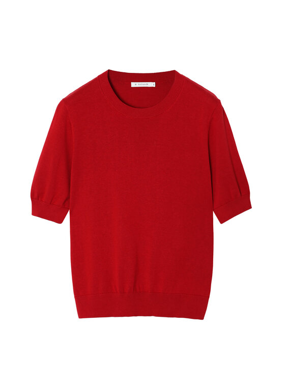 TATUUM TATUUM Sweter AUGUST 3 Czerwony Classic Fit