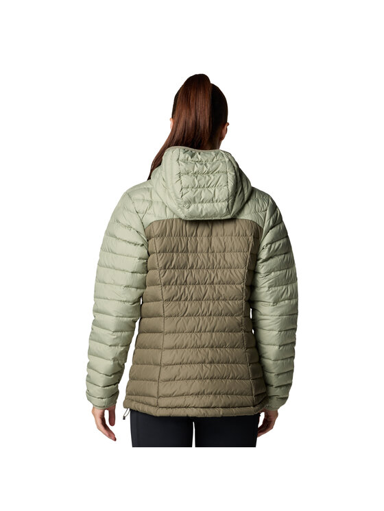 Columbia Columbia Kurtka przejściowa Columbia Westridge Hooded Down Jacket Zielony Regular Fit