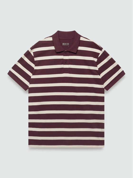 BIG STAR BIG STAR Polo TALUS Bordowy Basic Fit