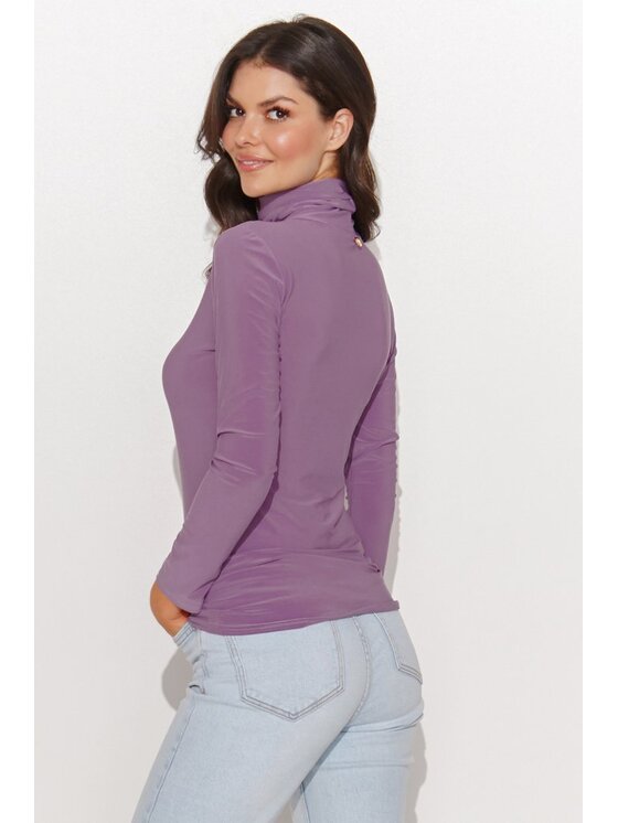 Numinou Numinou Bluzka NU460 Fioletowy Classic Fit