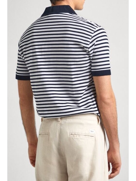 Pepe Jeans Pepe Jeans Polo PM542153 800 Biały Regular Fit