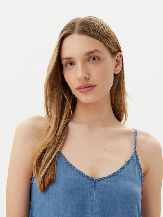 ONLY ONLY Letní šaty Charis 15337932 Modrá Loose Fit