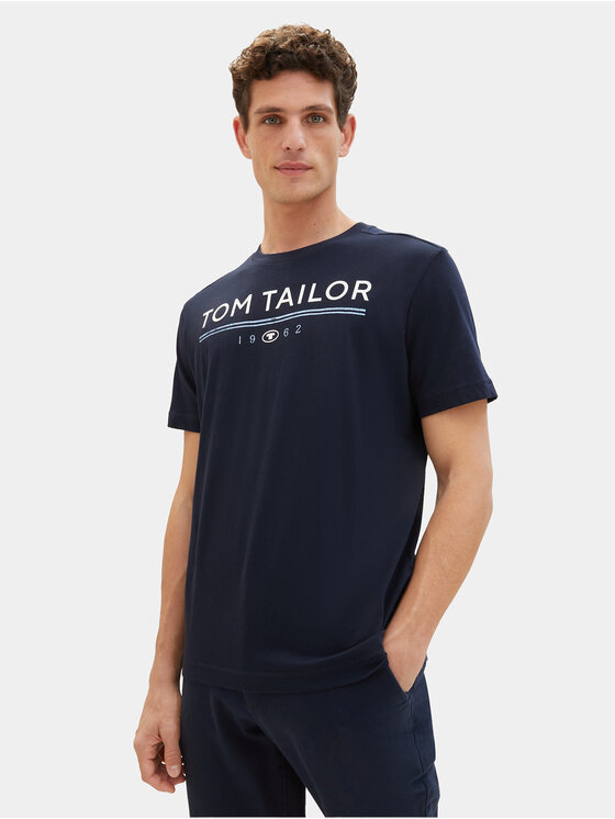 Tom Tailor T-krekls 1040988 Tumši zils Regular Fit