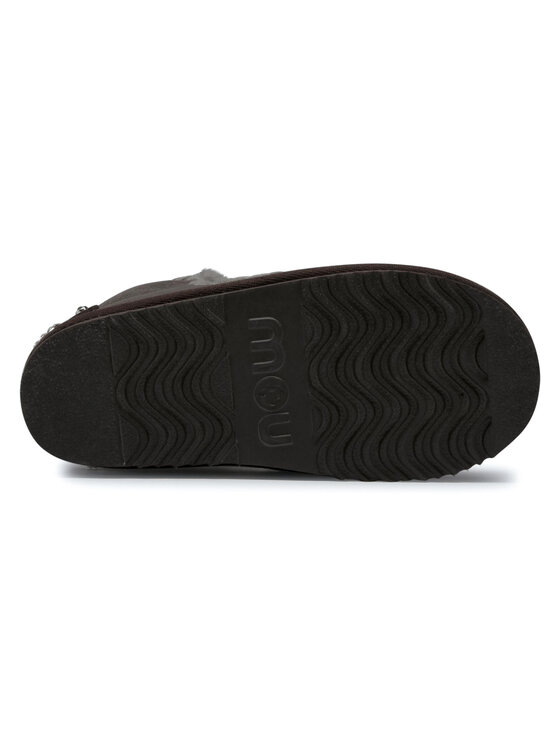 Mou Mou Čizme za snijeg Eskimo 18 With Rhinestones Logo Srebrna