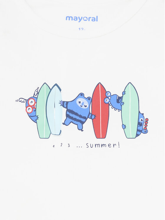 Mayoral Mayoral Τοπ 1036 Λευκό Regular Fit