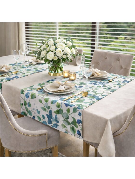 Roseberry Home Roseberry Home Bieżnik Blue Sparrow Niebieski
