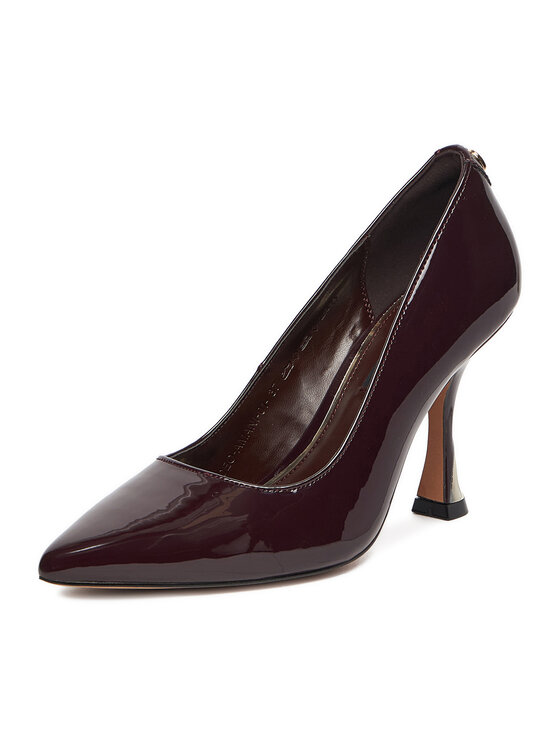 Nine West Nine West Čevlji z visoko peto CEO-AMANI-01 Bordo rdeča