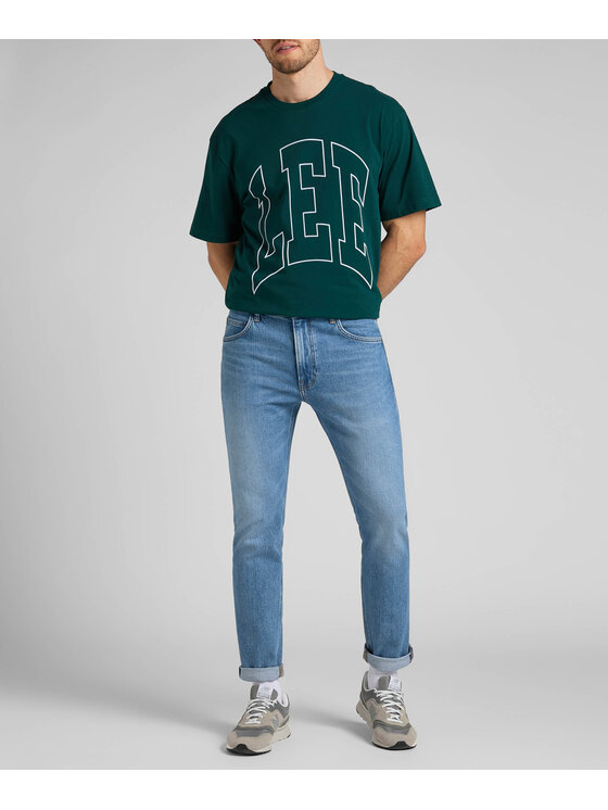 Lee Lee Jeansy L701MWFO Niebieski Slim Fit