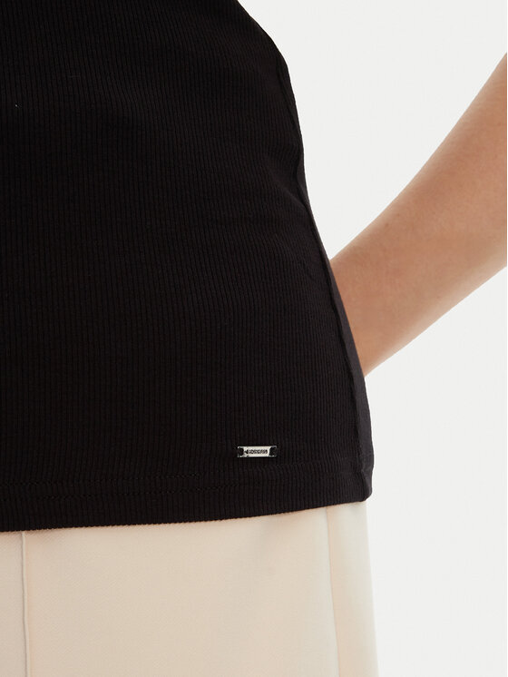 Morgan Morgan Top 251-DOUBI Czarny Slim Fit