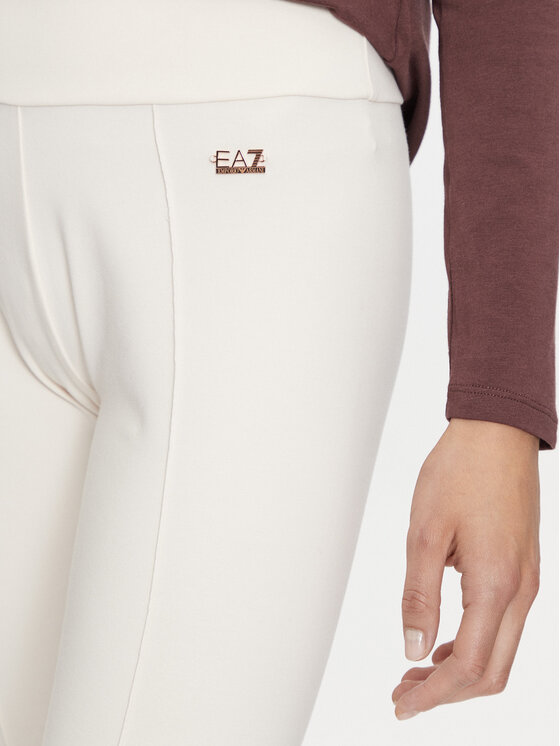 EA7 Emporio Armani EA7 Emporio Armani Spodnie materiałowe 6DTP73 TJQFZ Écru Regular Fit