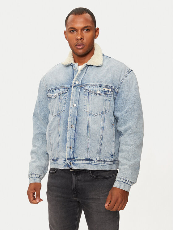 Calvin Klein Jeans Calvin Klein Jeans Τζιν μπουφάν J30J326839 Μπλε Regular Fit