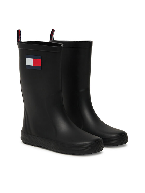 Tommy Hilfiger Tommy Hilfiger Гумени ботуши T3XC-33923-0047 M Черен