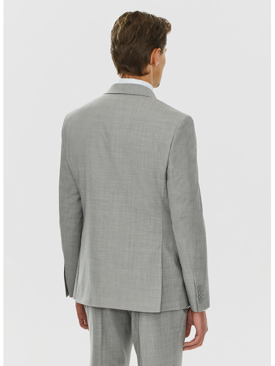 Pako Lorente Pako Lorente Marynarka P24SF-3G-009 Szary Super Slim Fit