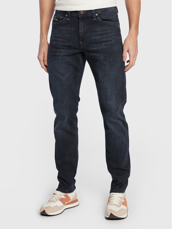 Petrol Industries Jeans hlače Seaham Tracker 0011 Mornarsko modra Slim Fit