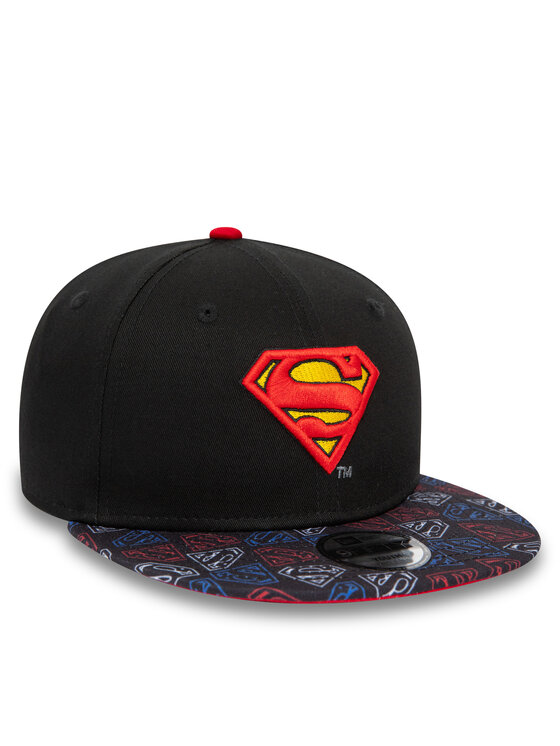 New Era Super AOP 950 Batman Cap Für Kinder – Schwarz, Mit Gesticktem Logo, Verstellbarer Snapback