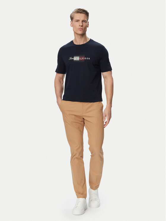 Tommy Hilfiger Tommy Hilfiger T-shirt MW0MW43226 Blu scuro Regular Fit