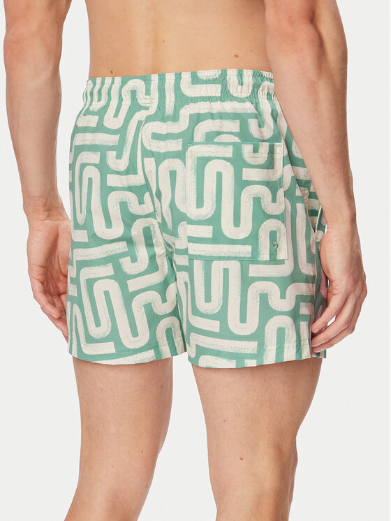 Jack & Jones Jack & Jones Плувни шорти Maui Sand 12291428 Зелен Regular Fit