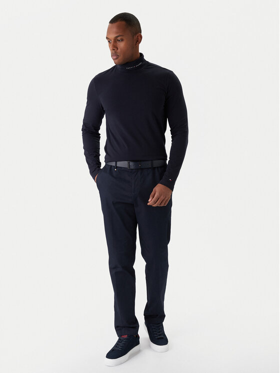 Tommy Hilfiger Tommy Hilfiger Поло Logo MW0MW28787 Тъмносин Slim Fit