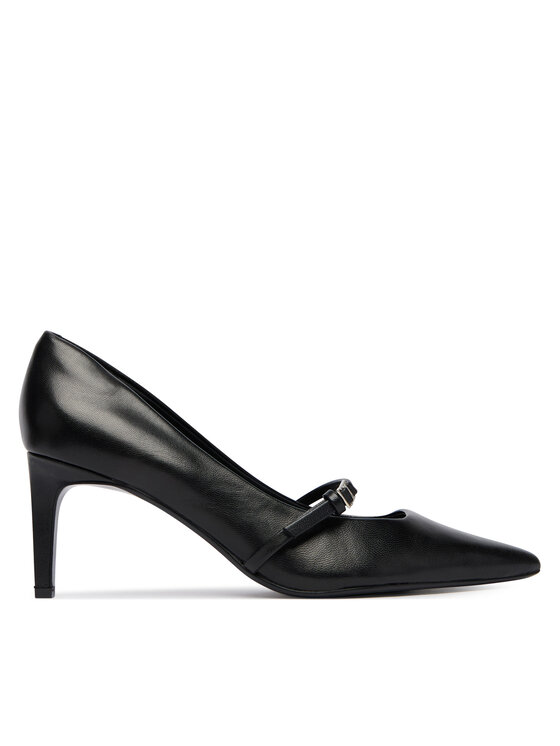 Calvin Klein Calvin Klein Обувки на ток Ess Stiletto 70 Mj Lth Hdw HW0HW02952 Черен