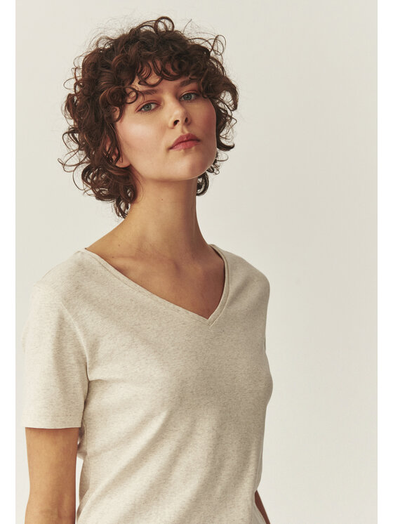 TATUUM TATUUM T-Shirt FINI Béžová Classic Fit