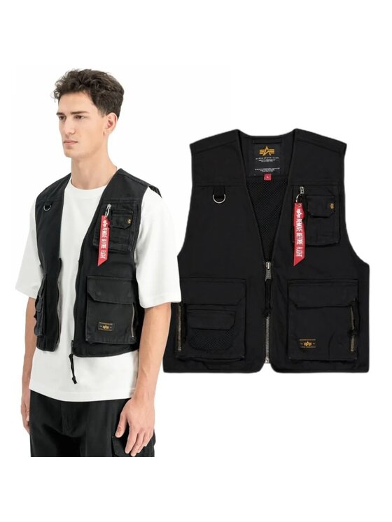 Alpha Industries Alpha Industries Vesta AI.266109-03-L Čierna Oversize