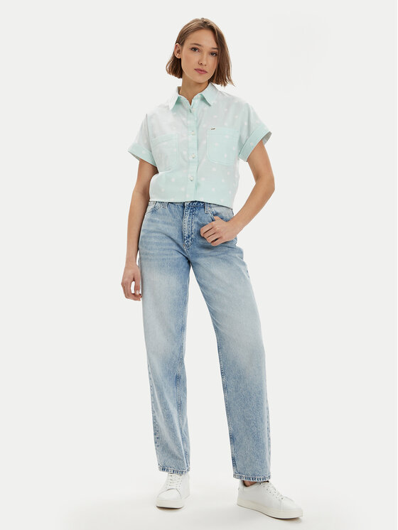 Lee Lee Cămașă Utility 112350269 Albastru Relaxed Fit
