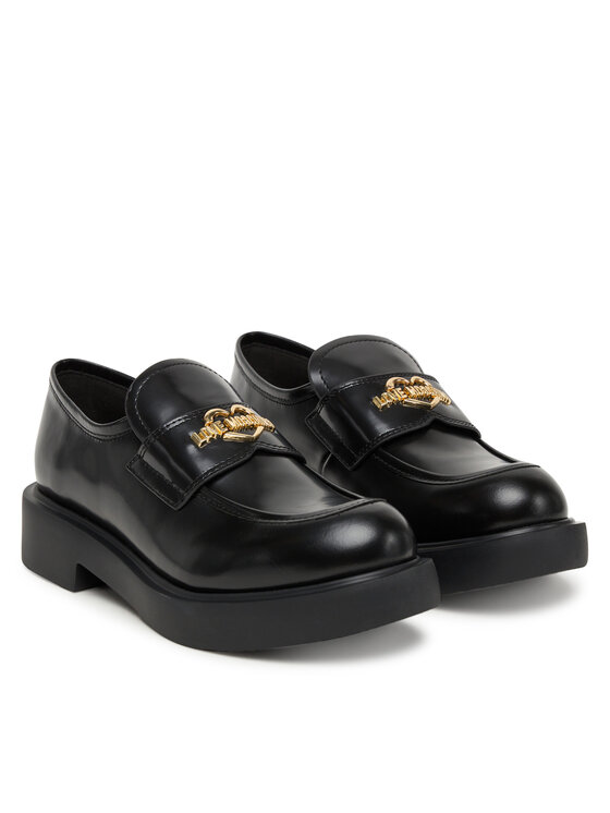 LOVE MOSCHINO LOVE MOSCHINO Loafersy JA10404G1NJD000041 Czarny
