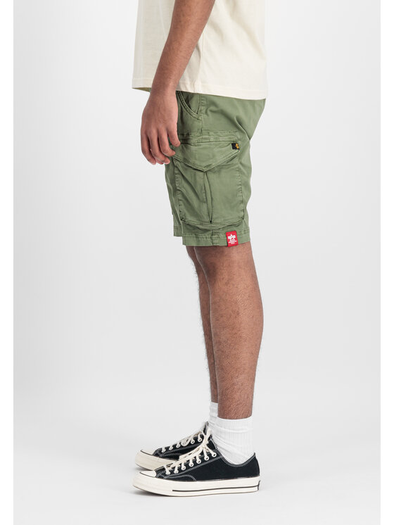 Alpha Industries Alpha Industries Szorty sportowe Cotton Twill Jogger Short Zielony Regular Fit