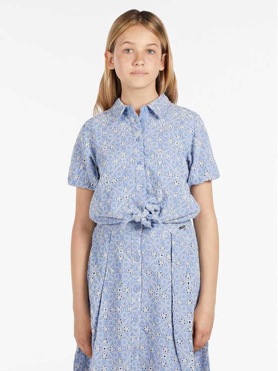 Guess Guess Сорочка J3RH05 WF6Q0 Голубий Regular Fit