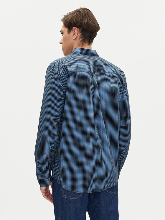 Mustang Mustang Hemd Chester 1016241 Blau Regular Fit