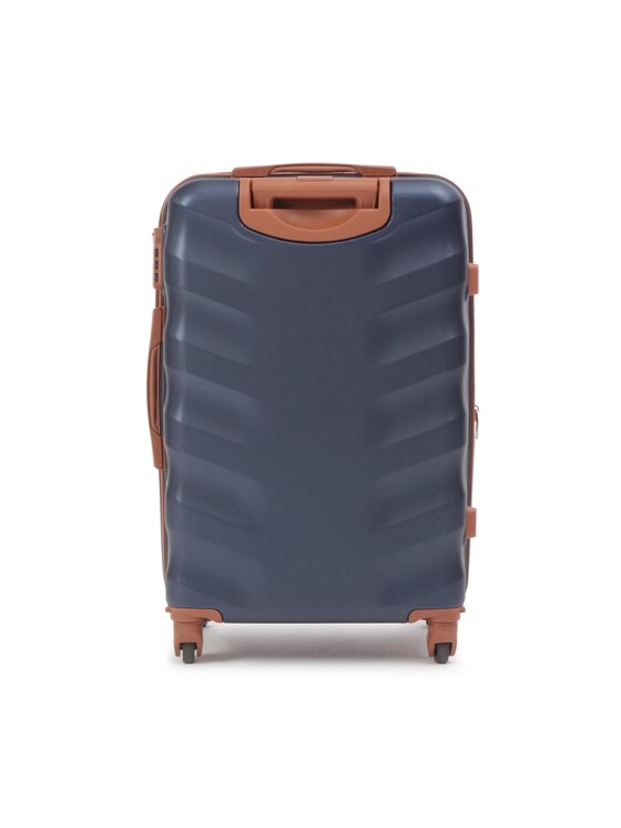 Valigia rigida media T5559-4 Blu scuro