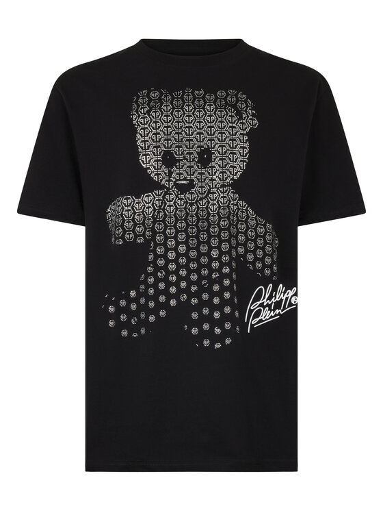 PHILIPP PLEIN PHILIPP PLEIN T-Shirt 28971 Czarny Regular Fit