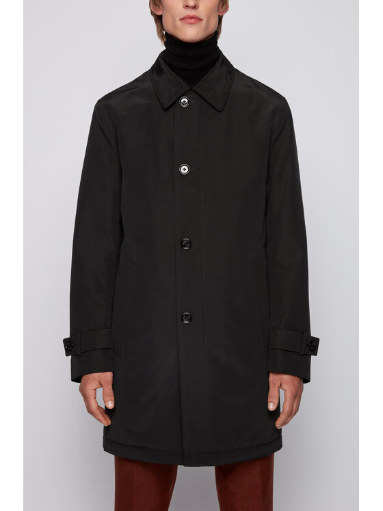 BOSS Boss Демісезонний плащ Dain 4 50436691 Чорний Regular Fit