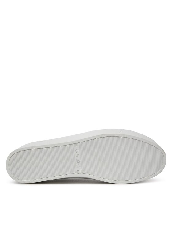 Calvin Klein Calvin Klein Снікерcи Flatform C Lace Up - Mono Mix HW0HW01870 Білий