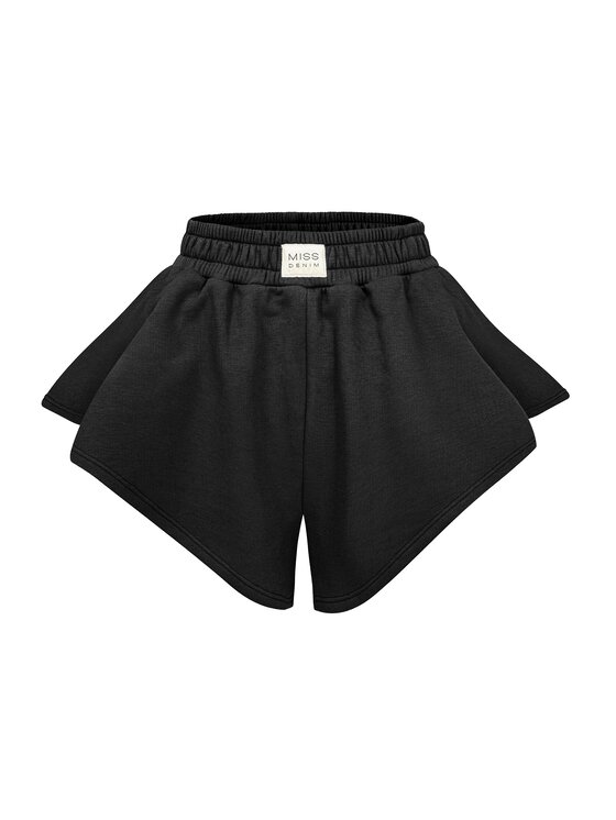 MissDenim MissDenim Szorty sportowe Flippy Skorts Czarny Basic Fit