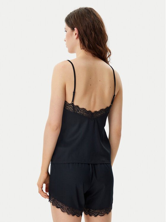 HUGO HUGO Pižamos marškinėliai Red Label 50531653 Juoda Regular Fit