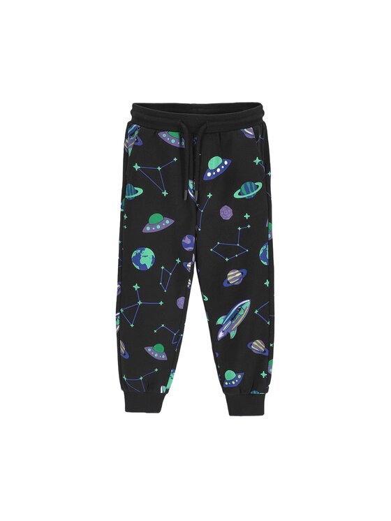 Coccodrillo Coccodrillo Spodnie dresowe ZC6120101GBK-021 Czarny Regular Fit