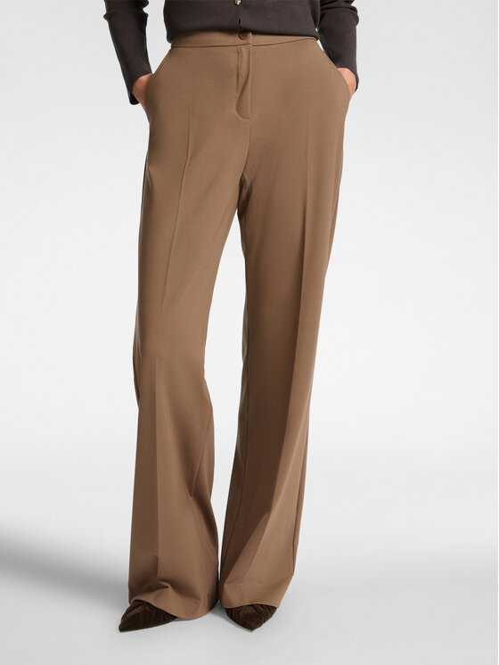 Elena Mirò Elena Mirò Pantaloni di tessuto P151P000341N052 Marrone Over Fit