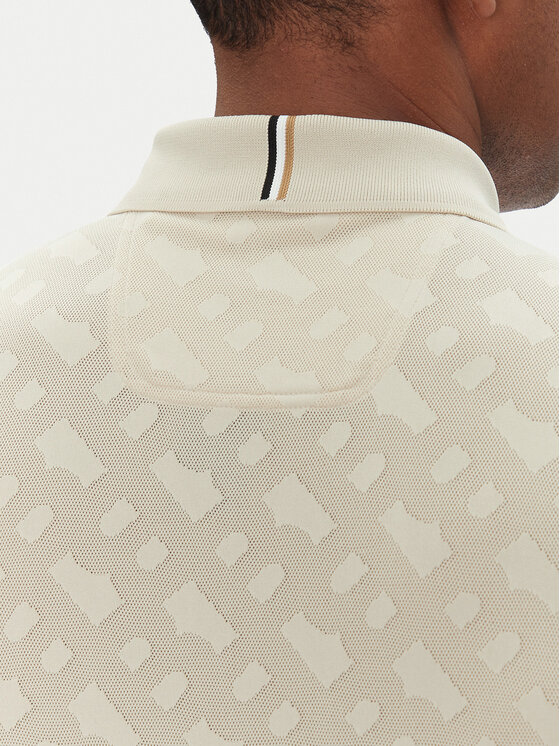BOSS BOSS Polo majica Philix Toc Jq 50538106 Bež Slim Fit