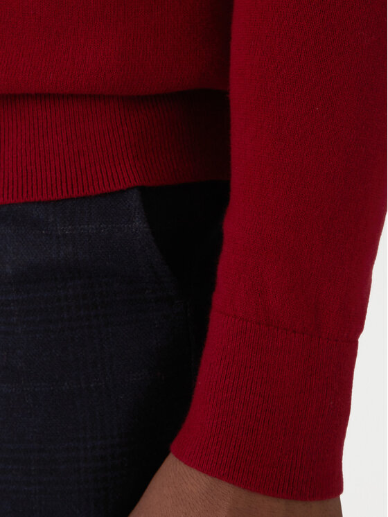 Tommy Hilfiger Tommy Hilfiger Pulover MW0MW28046 Roșu Regular Fit