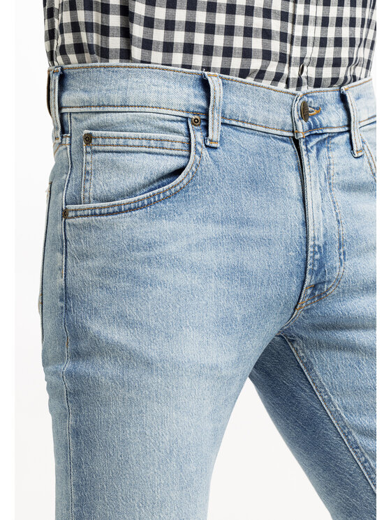 Lee Lee Jeansy LUKE Niebieski Slim Fit