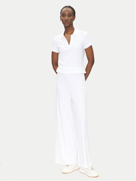 EA7 Emporio Armani EA7 Emporio Armani Polo majica 7W000490 AF12654 U0002 Bela Regular Fit