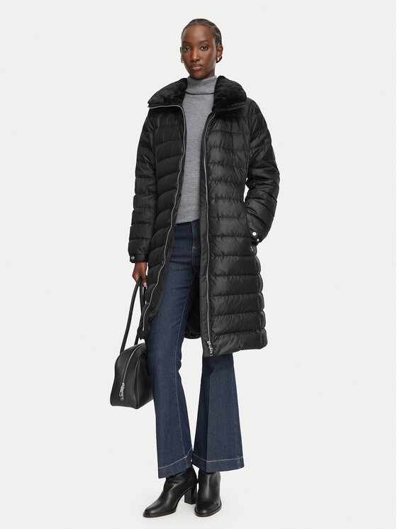 Calvin Klein Calvin Klein Žieminė striukė LV044H507G Juoda Regular Fit